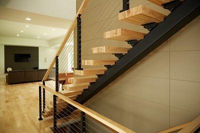 Лестница в таунхаусе дизайн